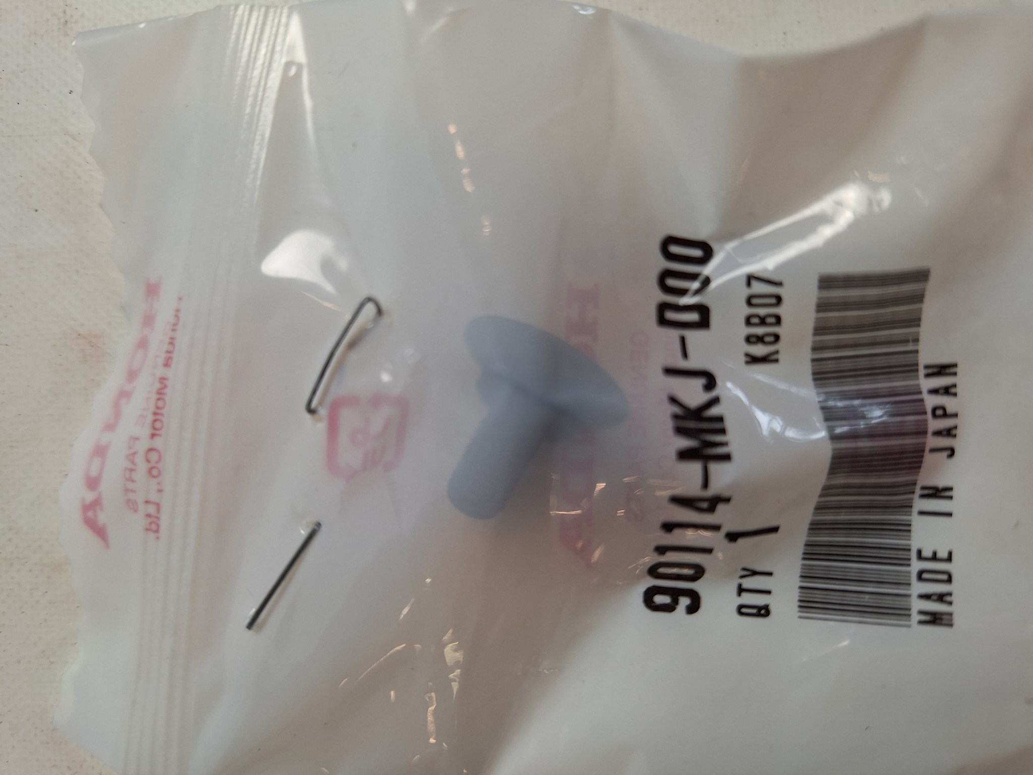 Picture of BOLT,SPL 6X15  90114-MKJ-D00  